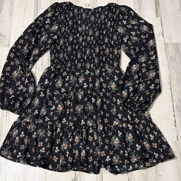 Altar'd State Dresses & Skirts - Altar'd State Black Floral Dress Size Small